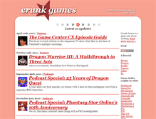 Tablet Screenshot of crunkgames.com